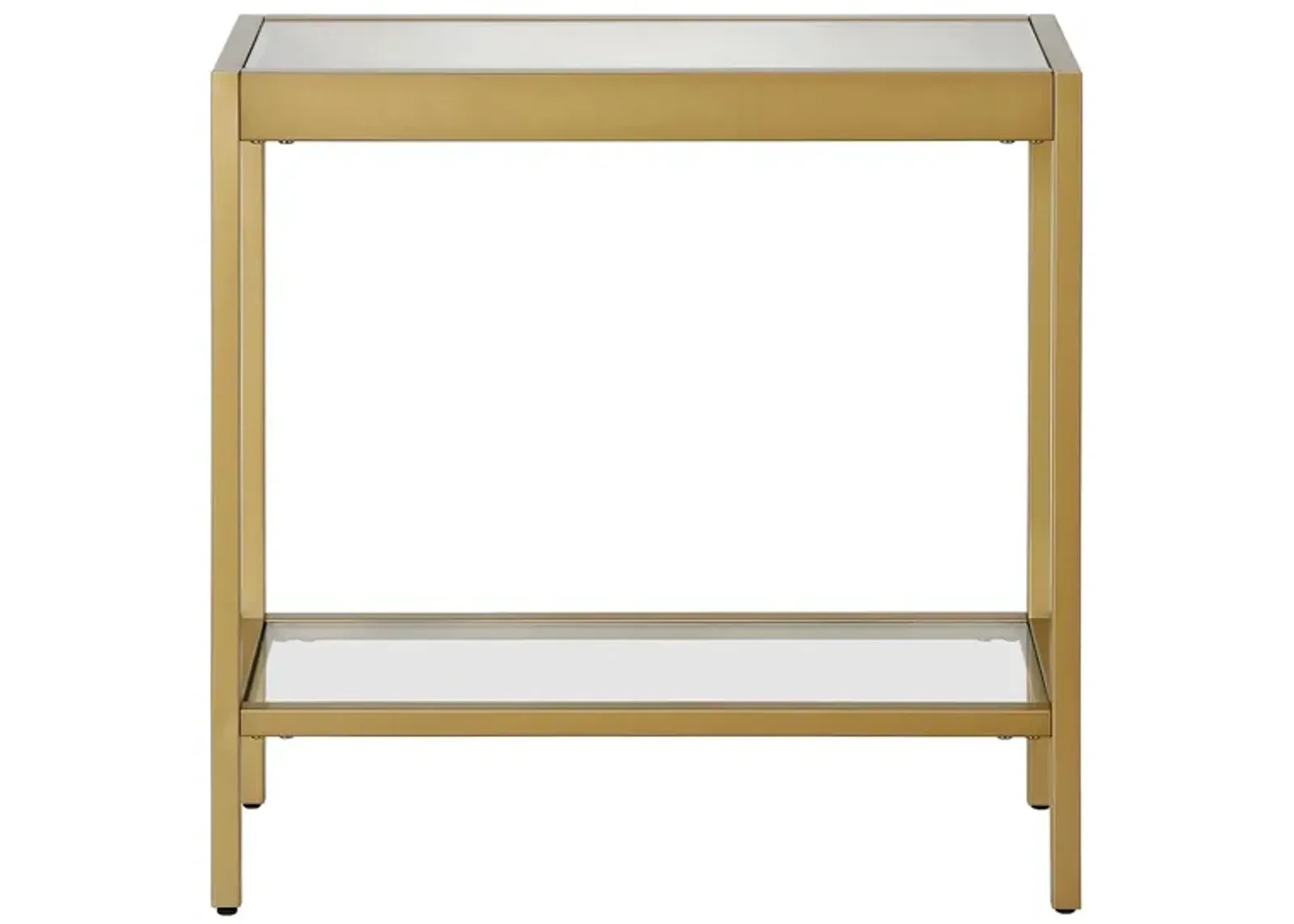 Laney Side Table in Brass by Hudson & Canal