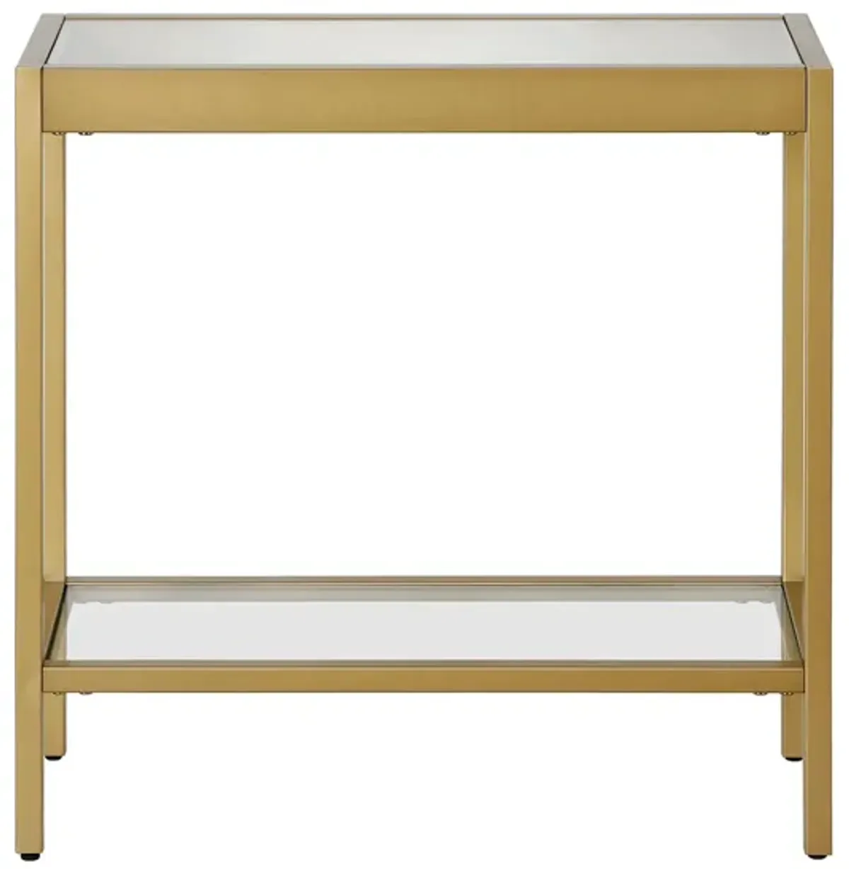 Laney Side Table in Brass by Hudson & Canal