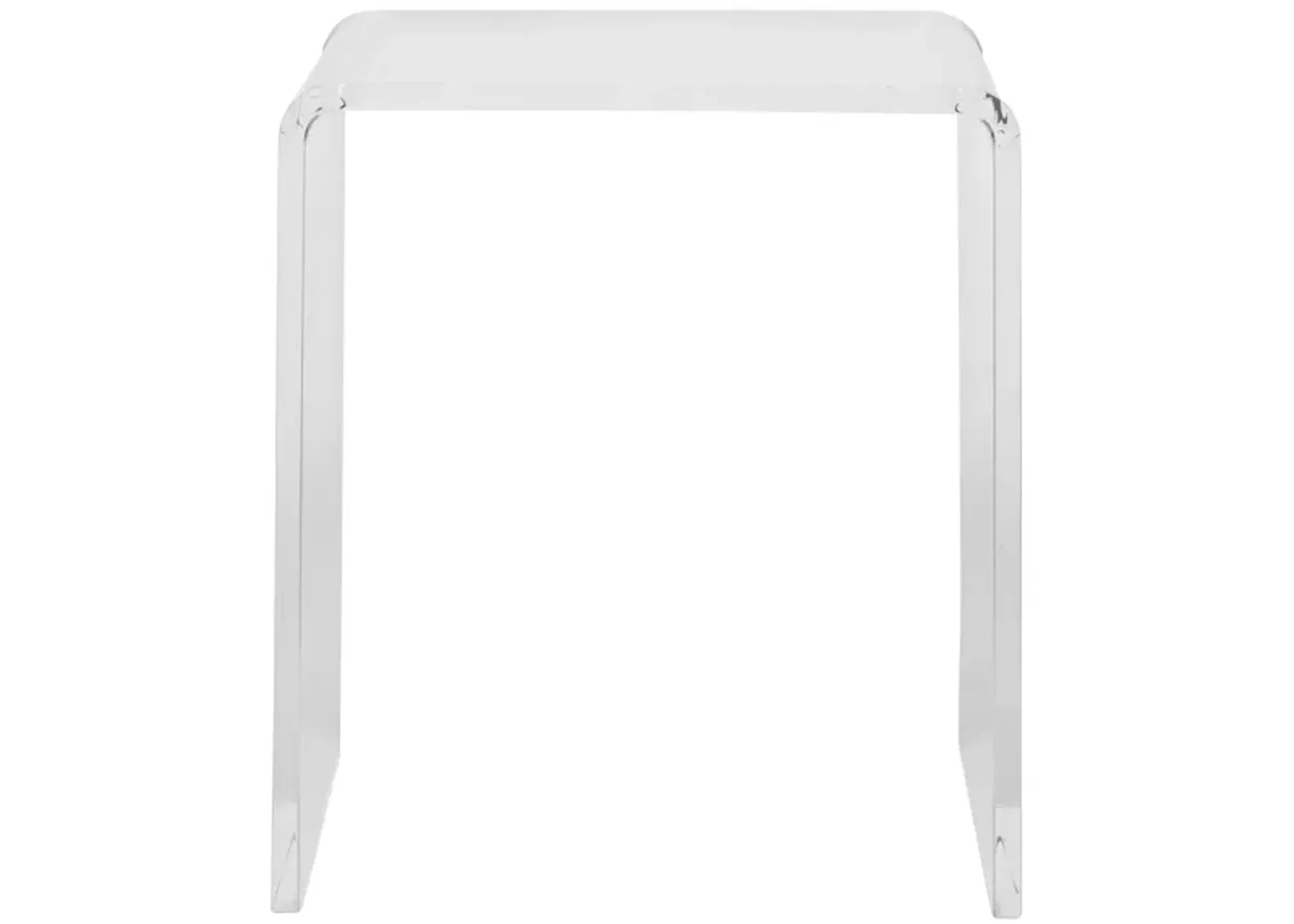 Veobreen 16" Side Table in Clear by EuroStyle