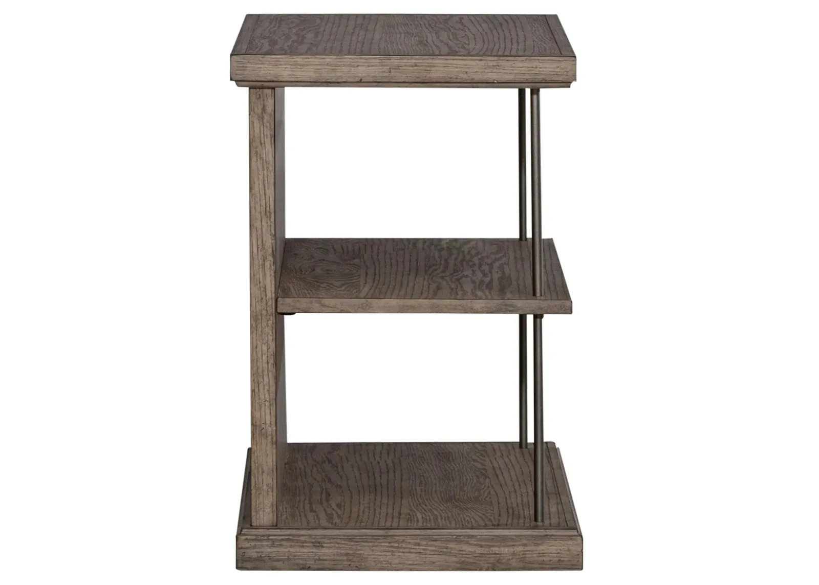 City Scape Chair Side Table in Burnished Beige by Liberty Furniture