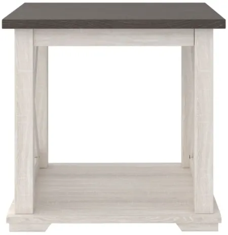 Dorrinson Casual Square End Table in Two-tone by Ashley Express