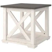 Dorrinson Casual Square End Table in Two-tone by Ashley Express