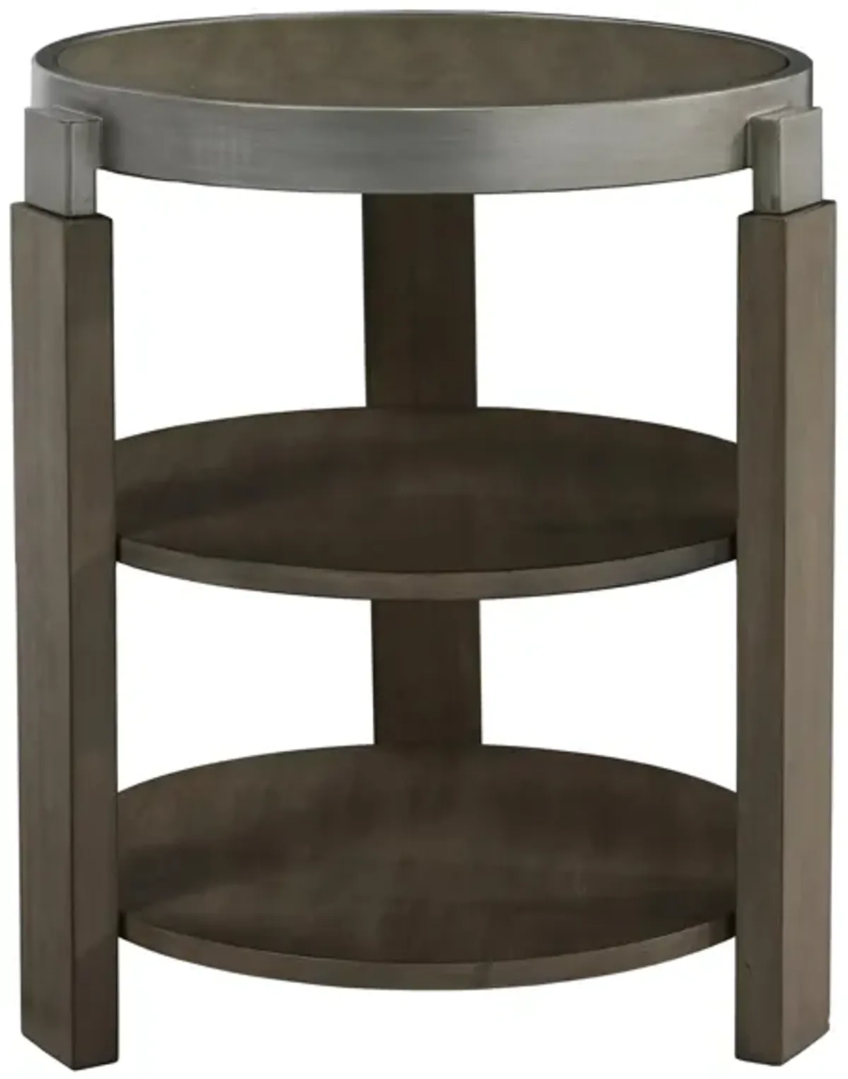 Sutton End Table w/ Shelves