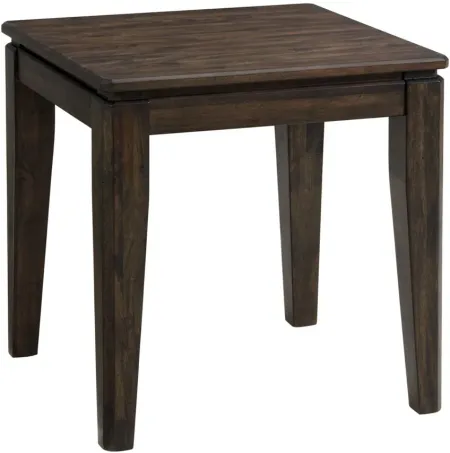 Kauai End Table in Brushed Mango by Intercon