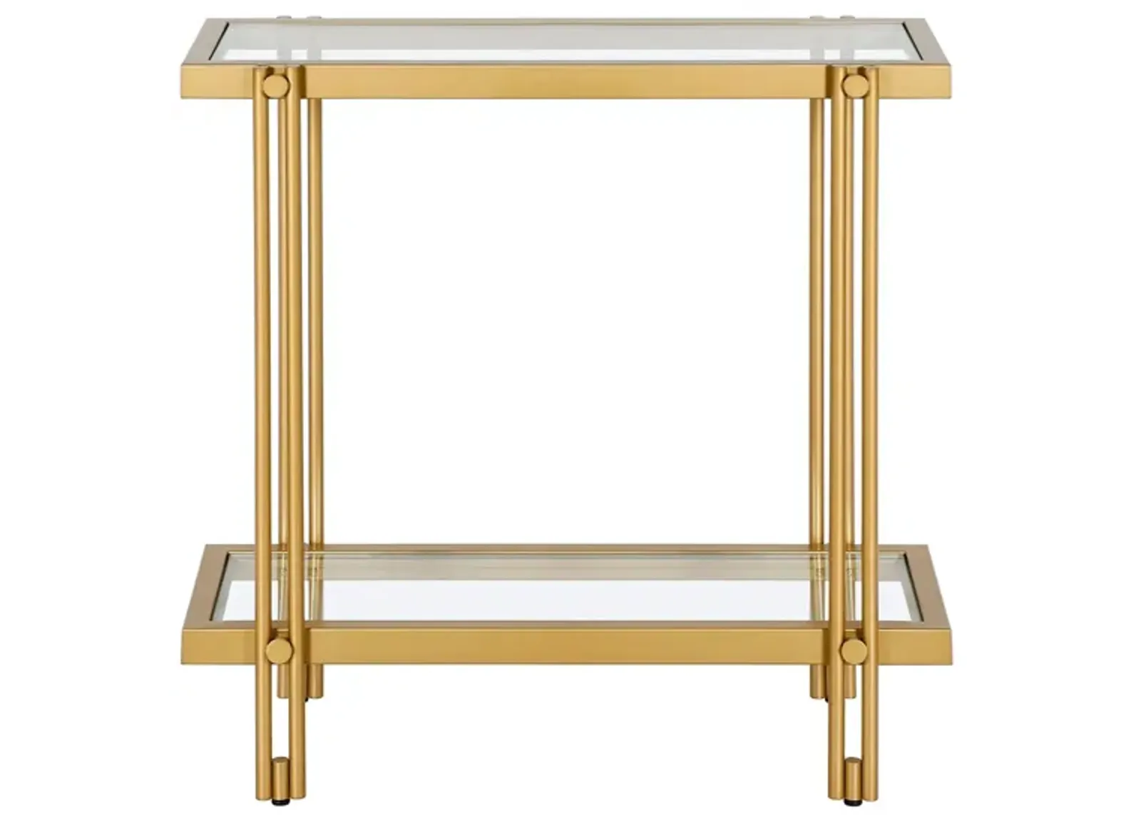 Driscoll Side Table in Brass by Hudson & Canal