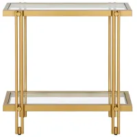 Driscoll Side Table in Brass by Hudson & Canal