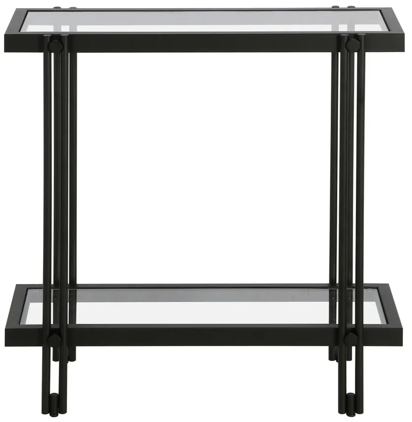 Driscoll Side Table in Blackened Bronze by Hudson & Canal