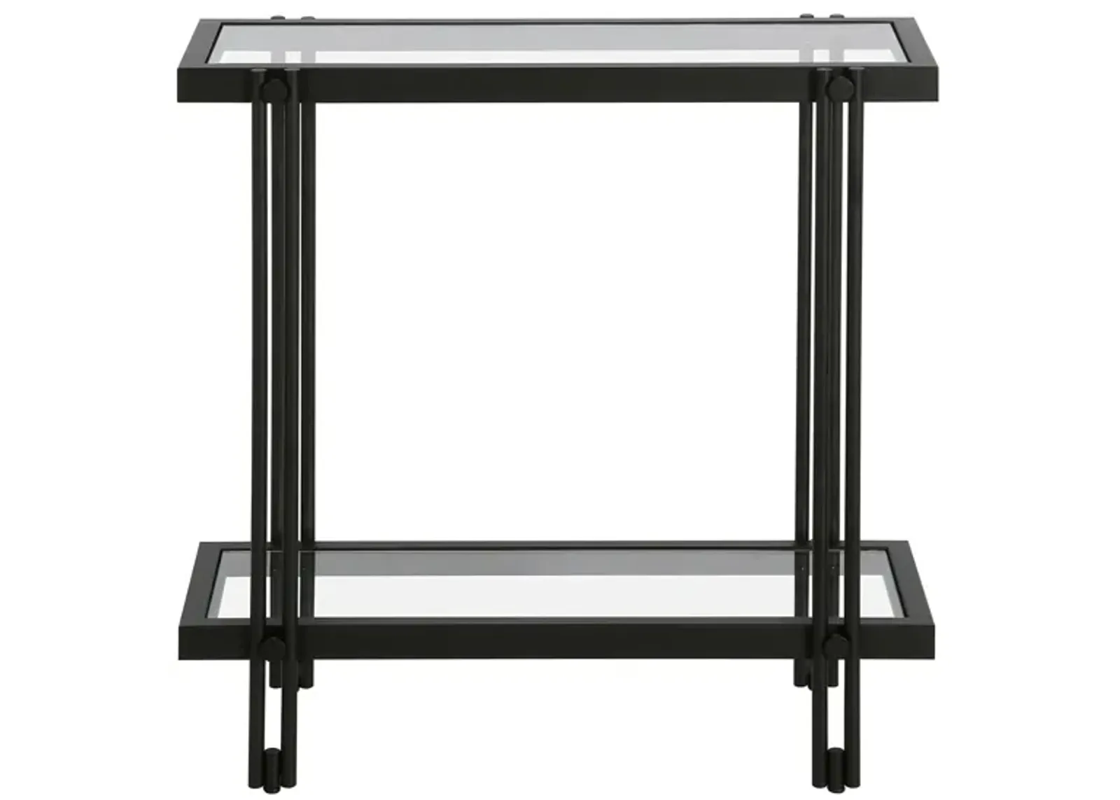 Driscoll Side Table in Blackened Bronze by Hudson & Canal