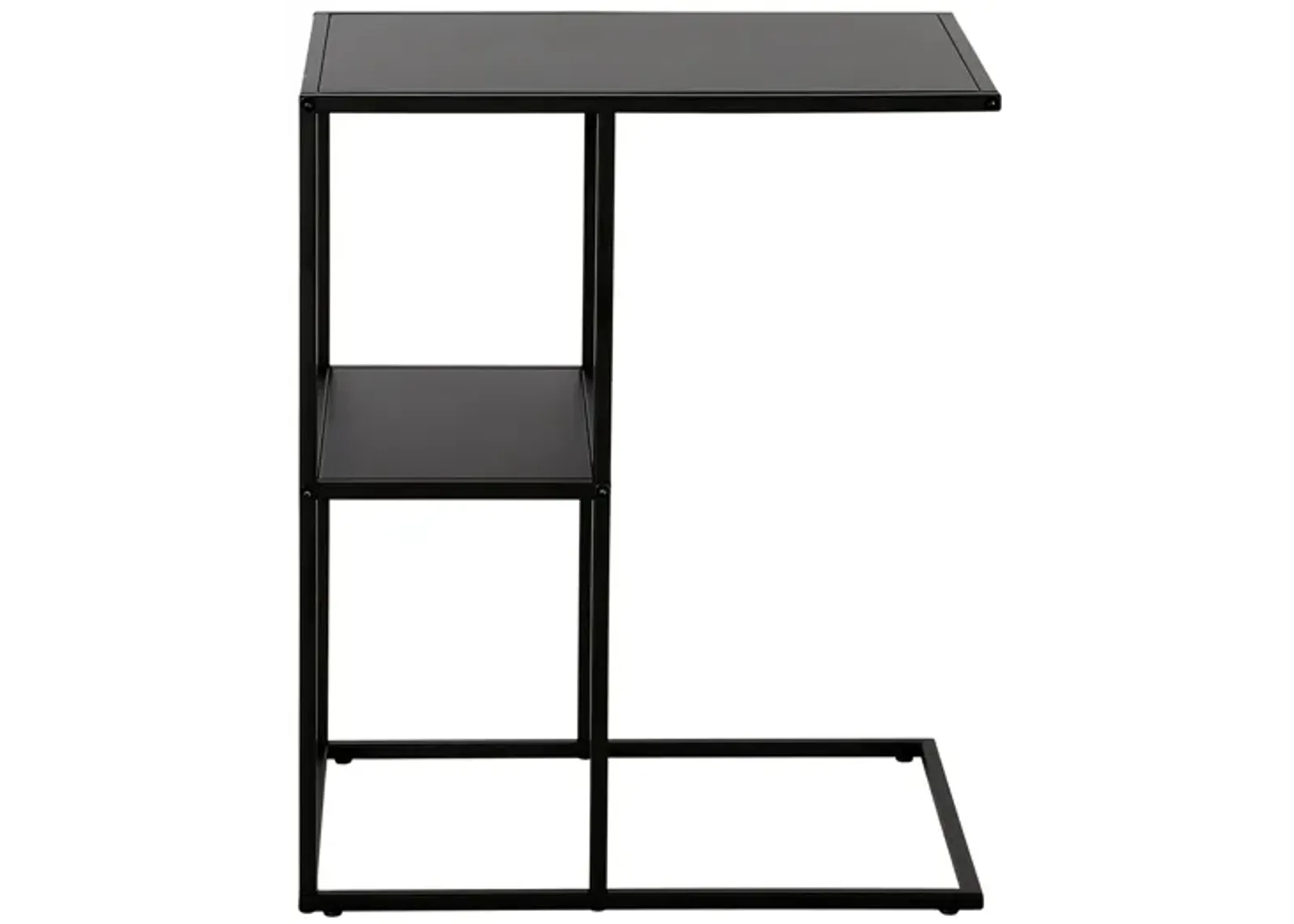 Zinnia Side Table in Blackened Bronze by Hudson & Canal