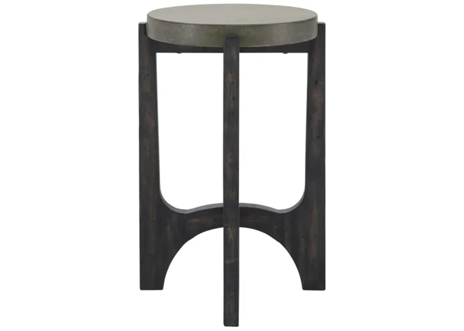 Gerald Round Chairside Table in Brown by Liberty Furniture