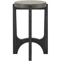 Gerald Round Chairside Table in Brown by Liberty Furniture