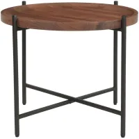 Huntley Accent Table in Huntley Brown & Black by Coast To Coast Imports