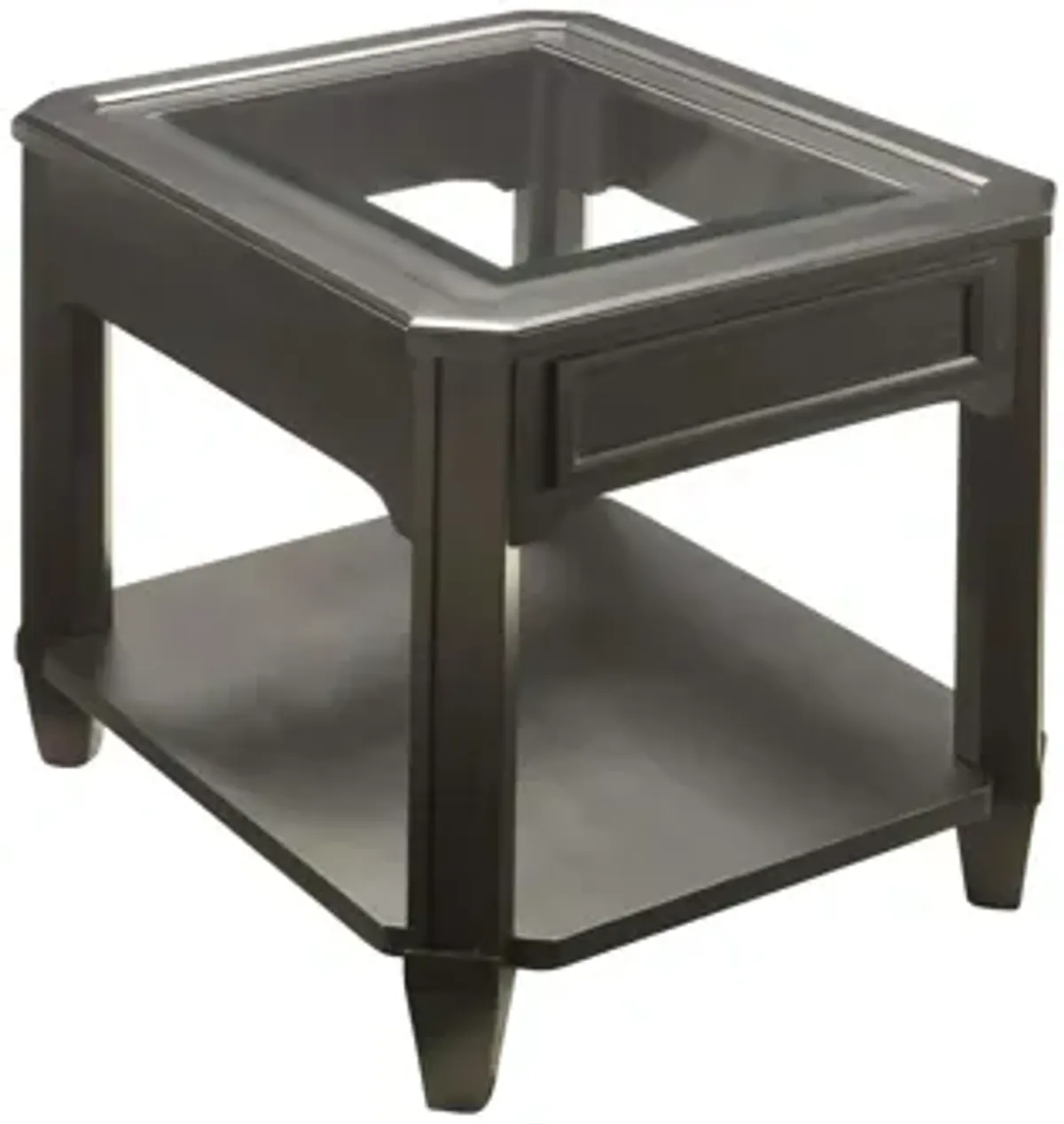 Farrington Rectangular Glass End Table