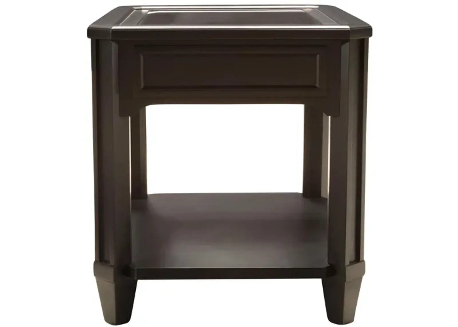 Farrington Rectangular Glass End Table