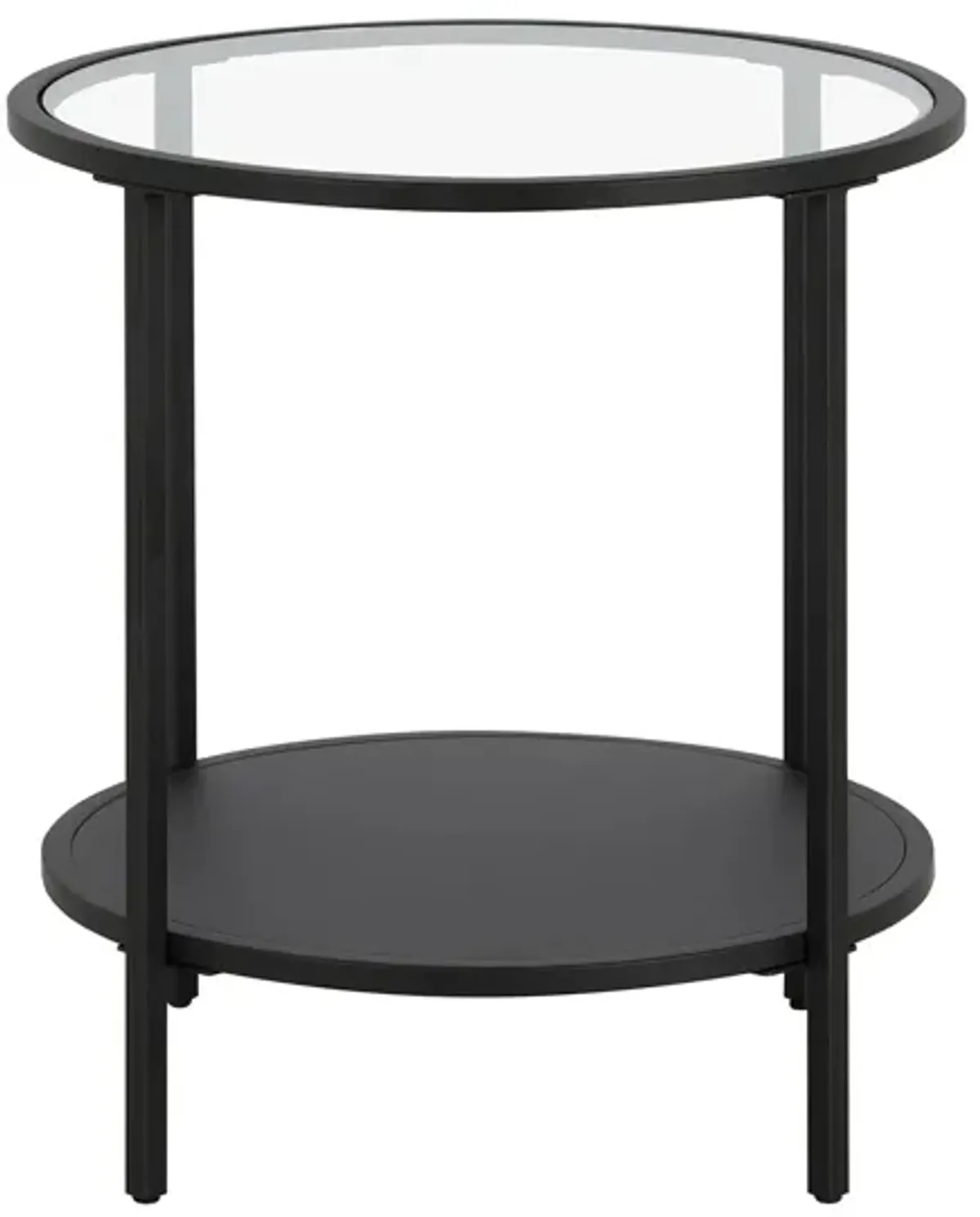 Pauline Side Table in Blackened Bronze by Hudson & Canal