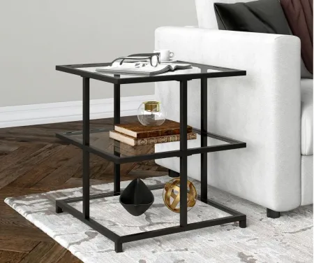 Lana Side Table in Blackened Bronze by Hudson & Canal