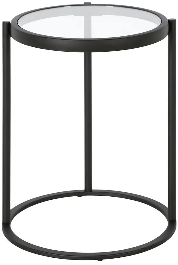 Shay Side Table in Blackened Bronze by Hudson & Canal