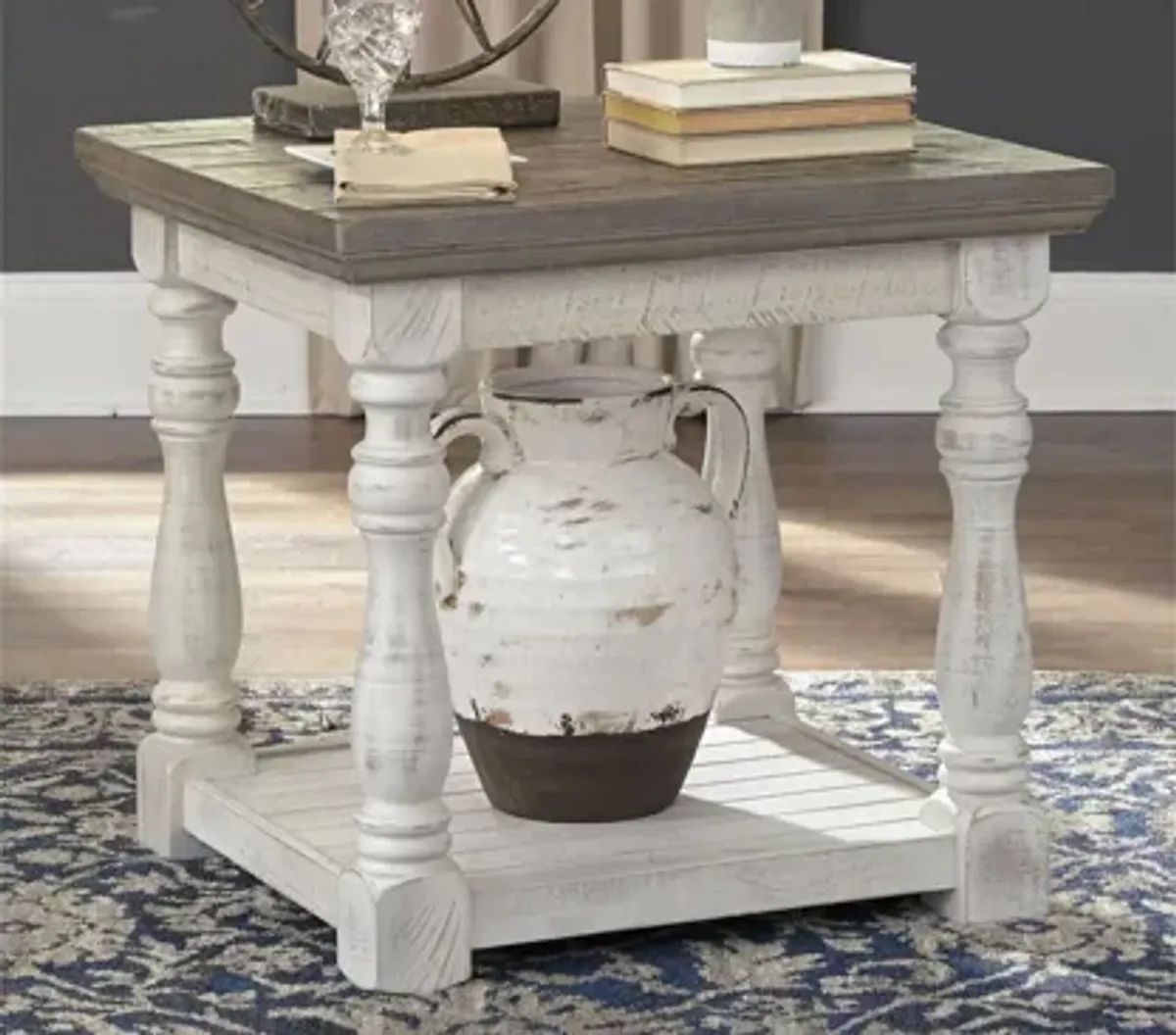 Havalance Casual Rectangular End Table