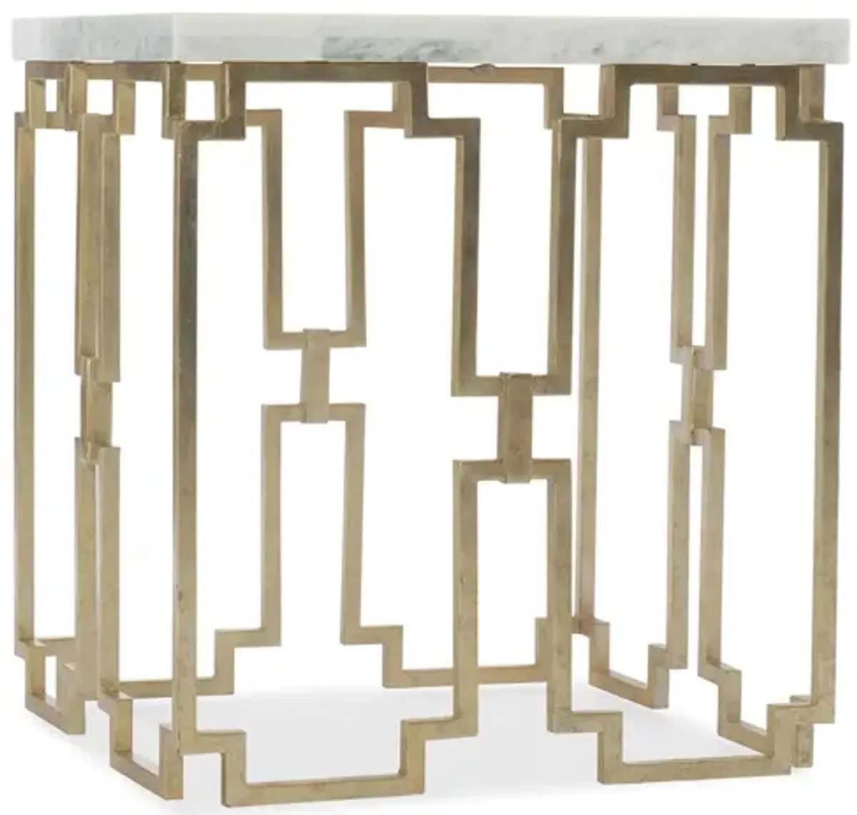 Evermore End Table in Gold by Hooker Furniture