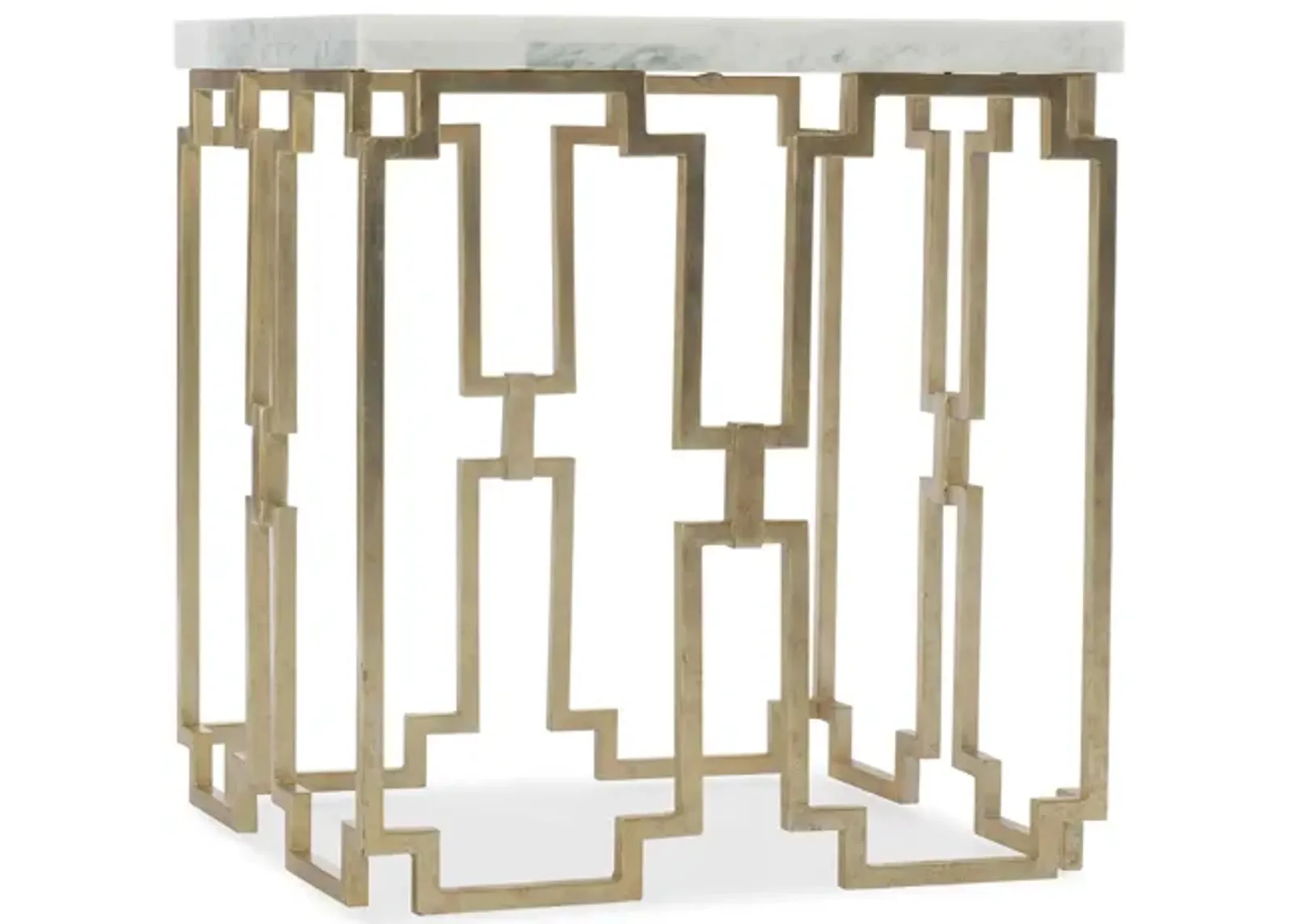 Evermore End Table in Gold by Hooker Furniture