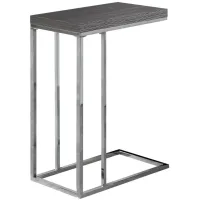 Delevan Rectangular Accent Table in Gray/Chrome by Monarch Specialties