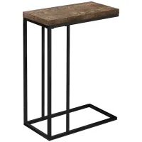 Delevan Rectangular Accent Table in Brown/Black by Monarch Specialties