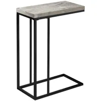 Delevan Rectangular Accent Table in Gray/Black by Monarch Specialties