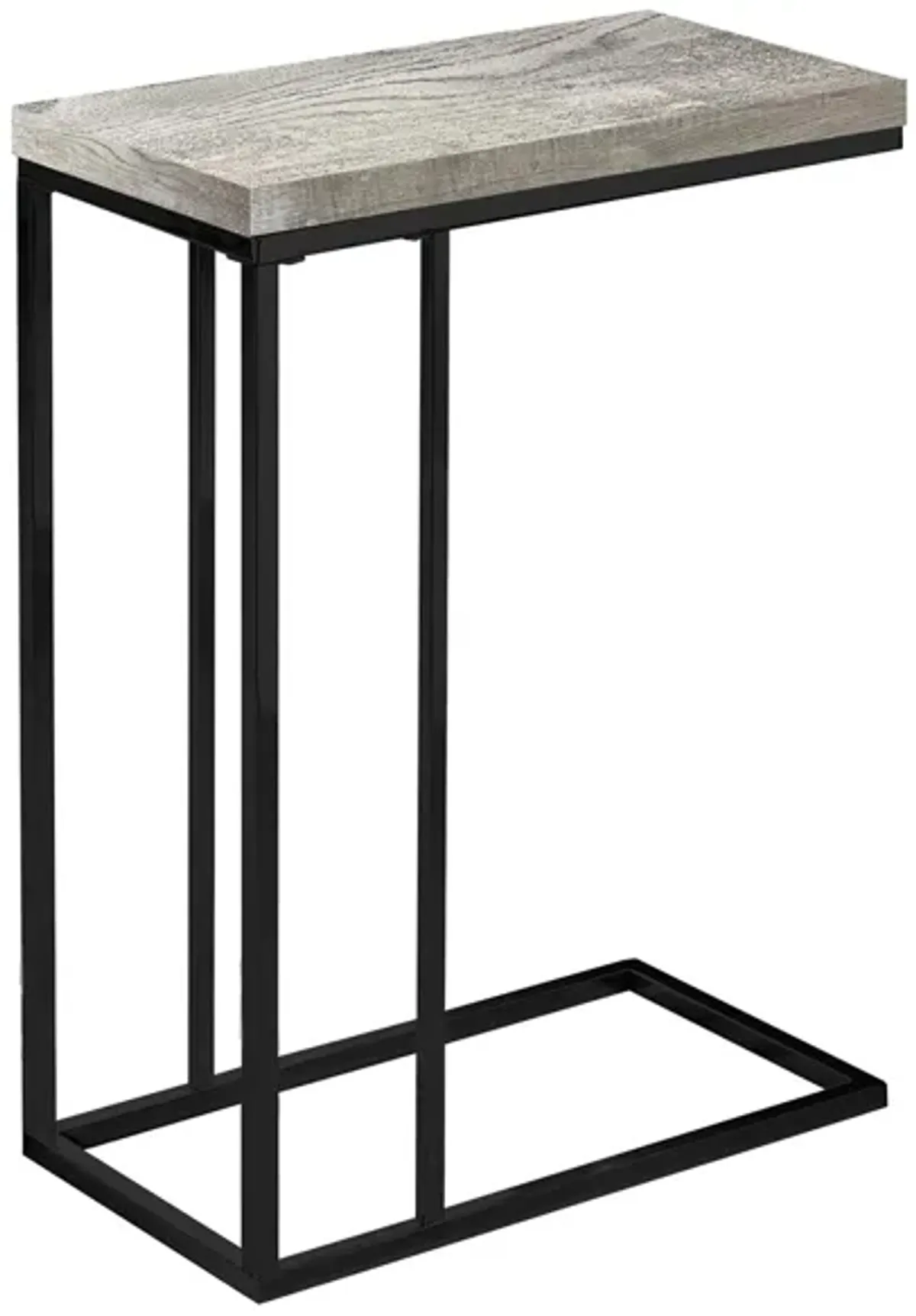 Delevan Rectangular Accent Table in Gray/Black by Monarch Specialties