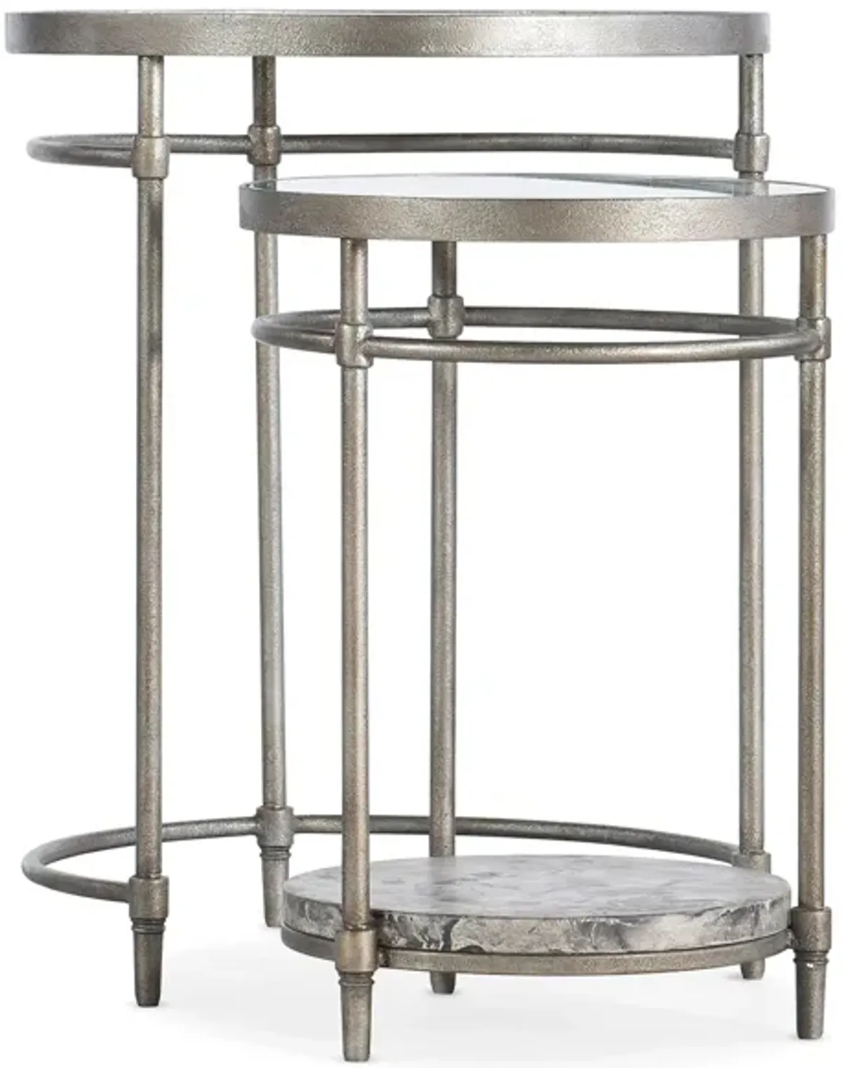 Tobin Nesting Table in Silver by Hooker Furniture