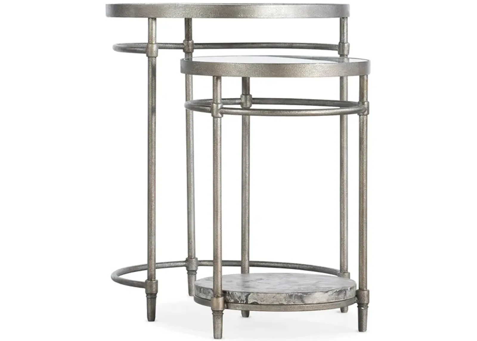 Tobin Nesting Table in Silver by Hooker Furniture