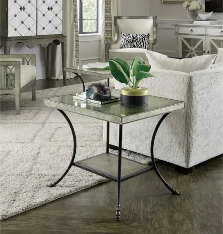 Sanctuary Lisette End Table in Silver by Hooker Furniture