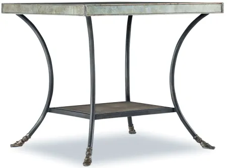 Sanctuary Lisette End Table in Silver by Hooker Furniture