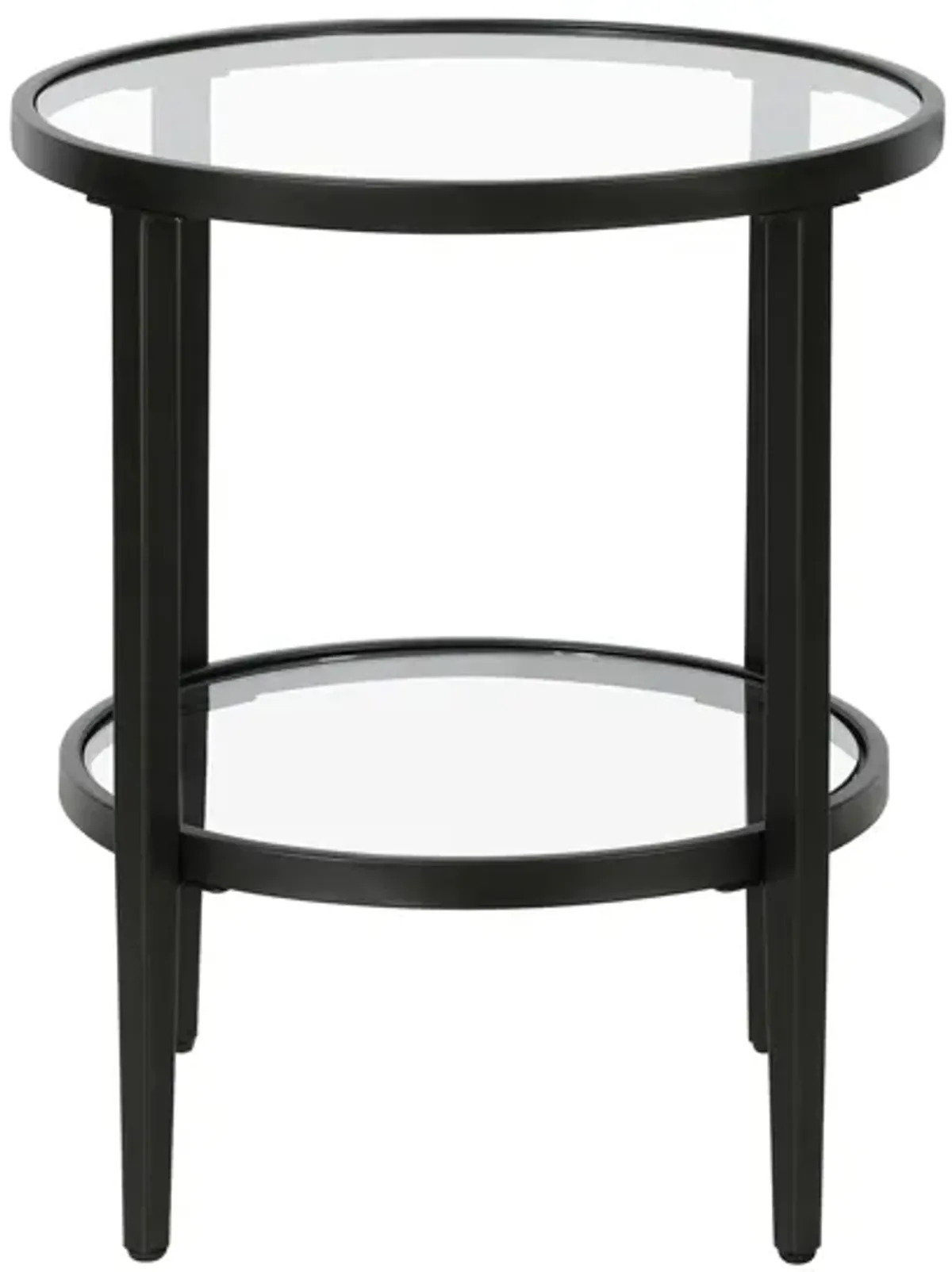 Tocher Side Table in Blackened Bronze by Hudson & Canal