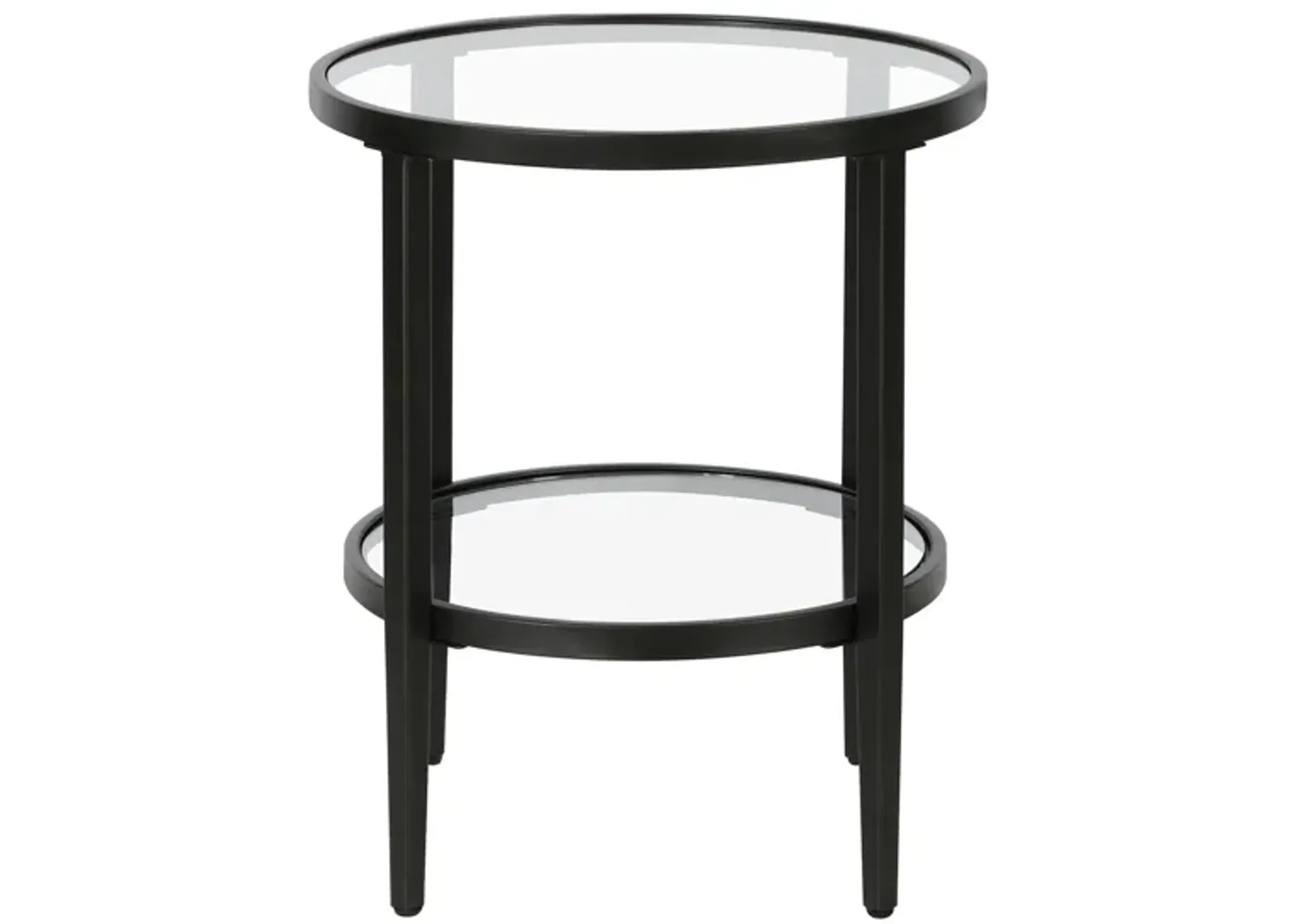 Tocher Side Table in Blackened Bronze by Hudson & Canal