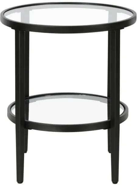 Tocher Side Table in Blackened Bronze by Hudson & Canal