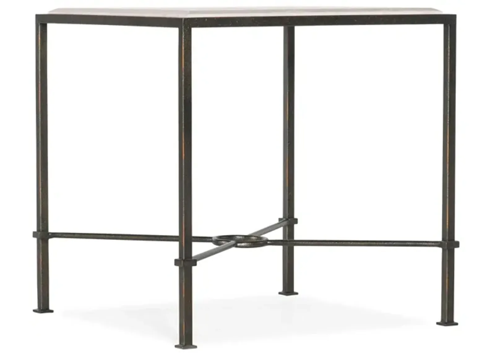 Bitra End Table in Dark charcoal by Hooker Furniture