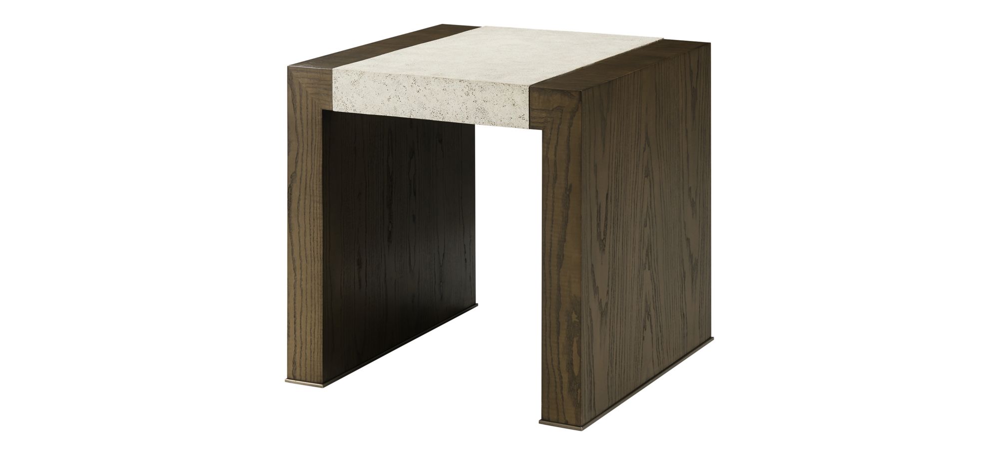Catalina Side Table II in Earth by Theodore Alexander