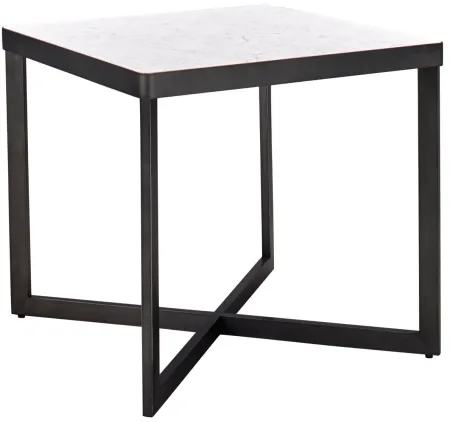 Tarick Square End Tables in Gray by Aria Designs