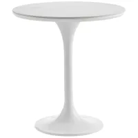 Astrid 20" Side Table in White by EuroStyle