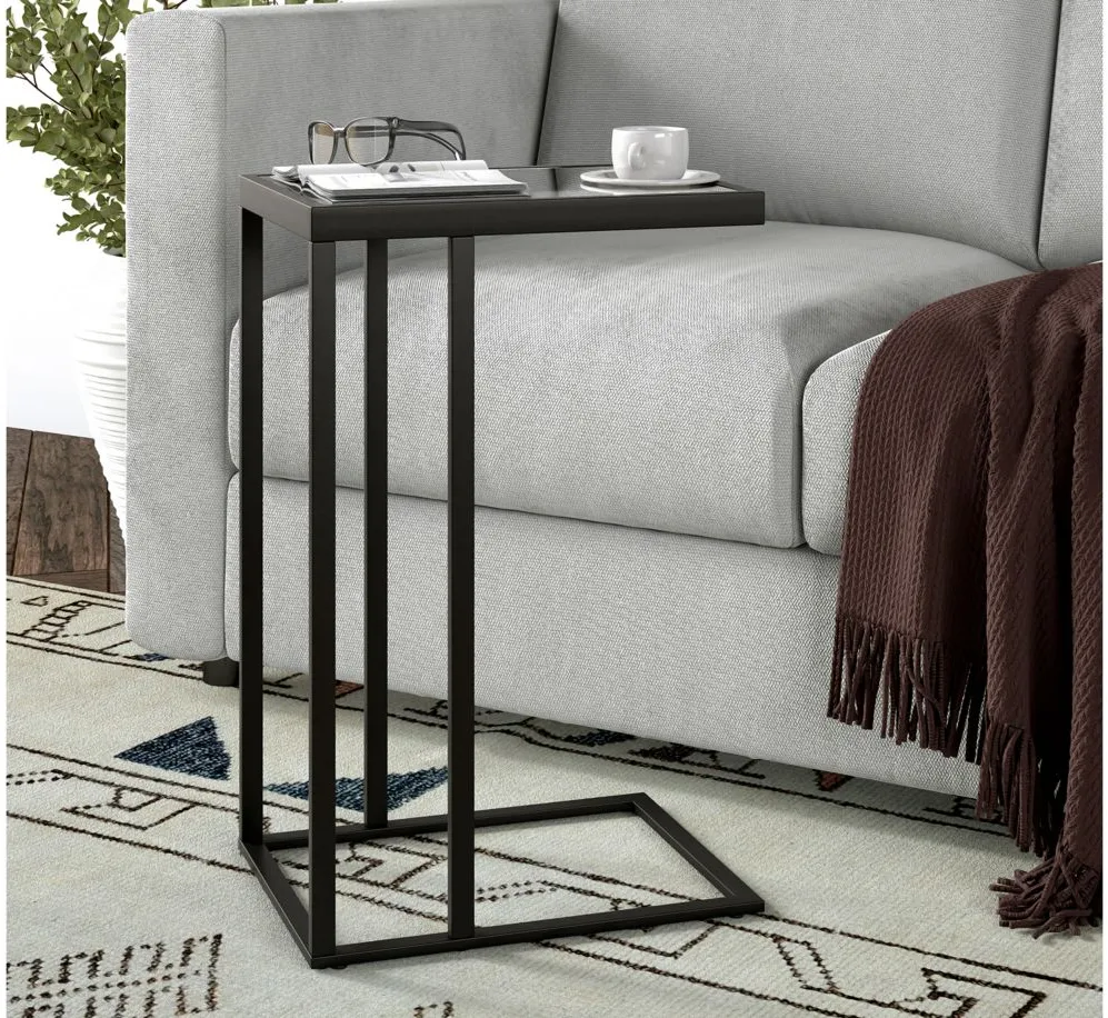 Laney Side Table in Blackened Bronze by Hudson & Canal