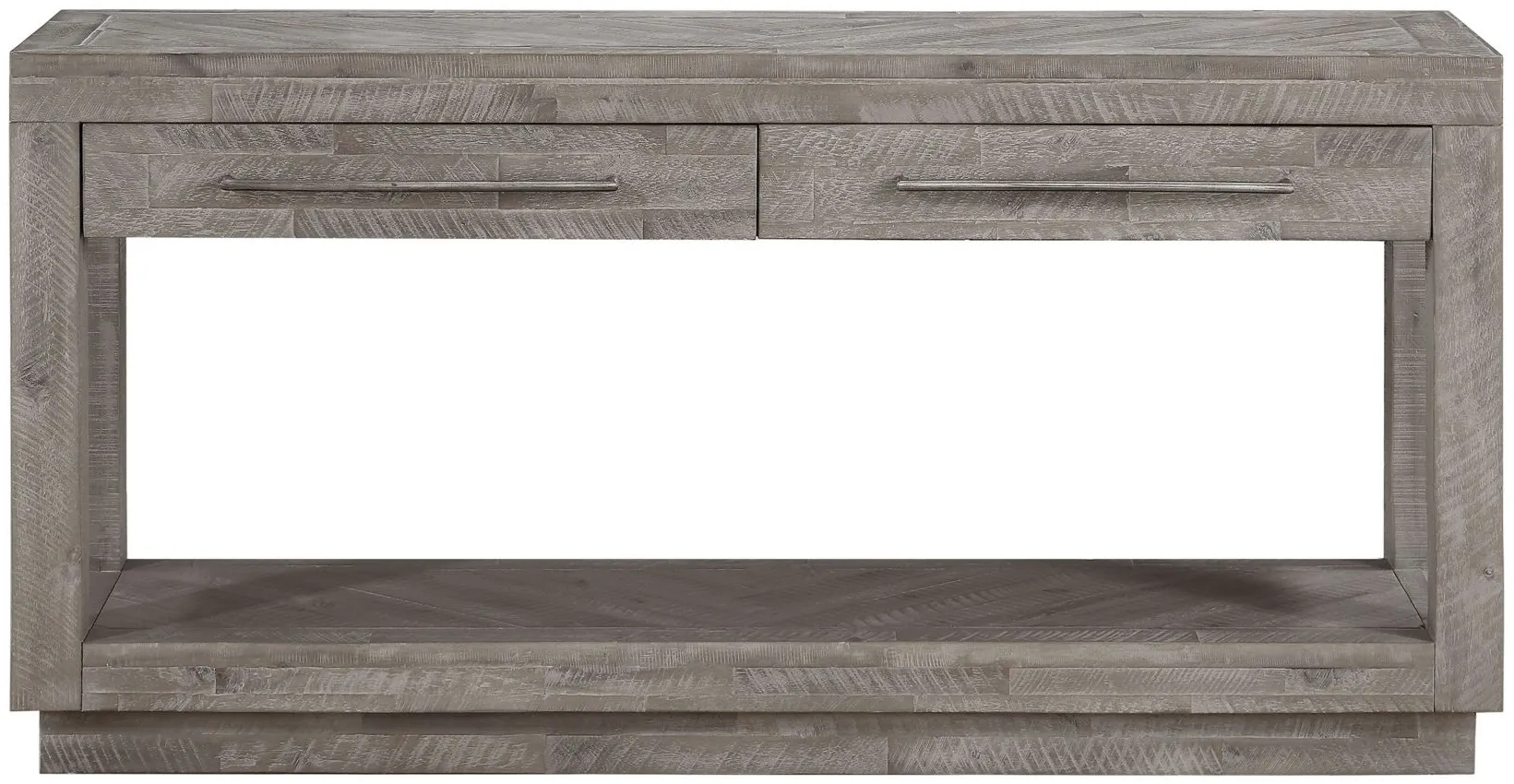 Alexandra Solid Wood Rectangular Console in Rustic Latte by Bellanest