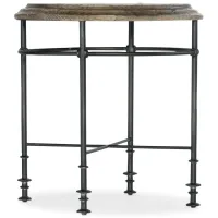 La Grange Faison Round End Table in Brown by Hooker Furniture