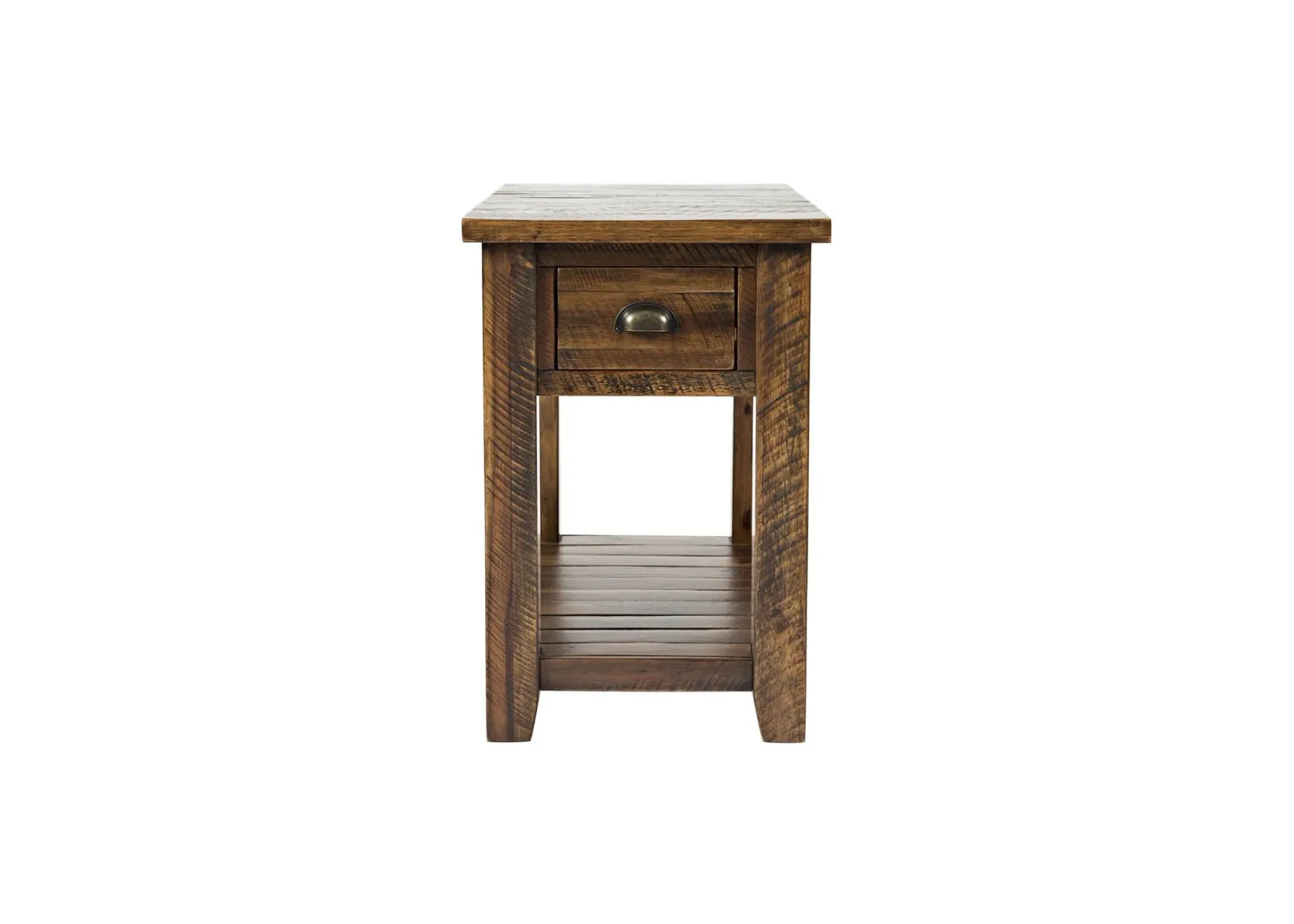 Artisan's Craft Rectangular Chairside Table in Dakota Oak by Jofran