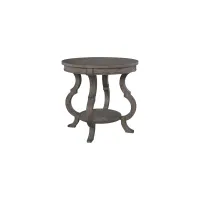 Lincoln Park Round Lamp Table in LOLN PARK by Hekman Furniture Company