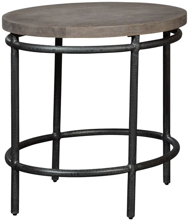 Sedona Oval End Table in GREY SEDONA by Hekman Furniture Company