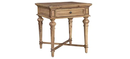 Wellington Hall End Table in WELLINGTON NATURAL by Hekman Furniture Company
