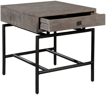 Sedona Storage End Table in GREY SEDONA by Hekman Furniture Company