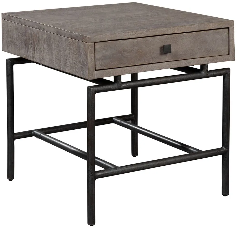 Sedona Storage End Table in GREY SEDONA by Hekman Furniture Company