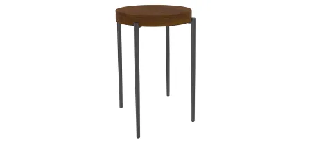 Bedford Park Circular End Table in TOBACCO by Hekman Furniture Company