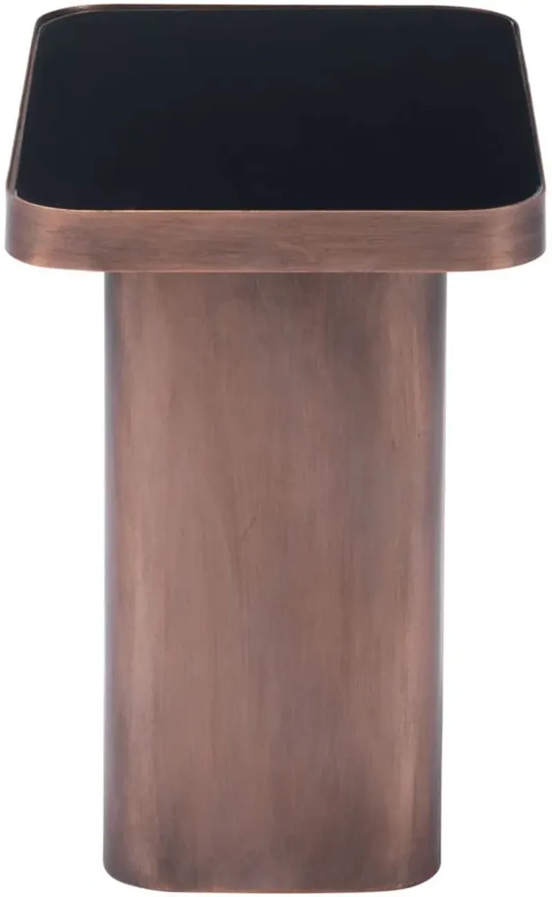 Marcos Side Table in Black by Zuo Modern